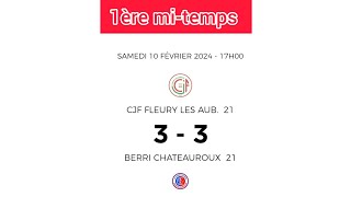 Match Fleury U14R1 vs Châteauroux U14R1 1ére mitemps 10022024 [upl. by Ahtimat]