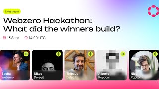 Meet the Webzero Hackathon Winners [upl. by Erdreid]