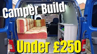 Peugeot Partner Micro Camper DIY Conversion Build  Van Life UK [upl. by Nolram]