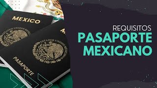 📄 Requisitos para PASAPORTE MEXICANO 🌍✈️ ¿Listo para viajar [upl. by Eirret]