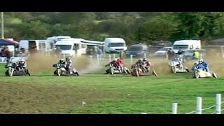 HOT HEAT 4  2009 BUILDBASE 1000cc RH SIDECAR CHAMPIONSHIP GRASSTRACK [upl. by Nibas]