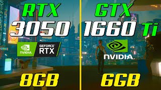 RTX 3050 vs GTX 1660 Ti  Test in 8 Games [upl. by Leblanc198]