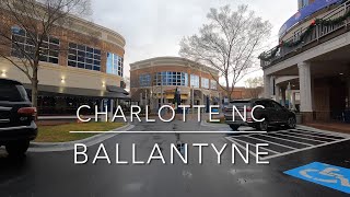 DRIVING CHARLOTTE NC  BALLANTYNE  4K DRIVE [upl. by Brittne765]