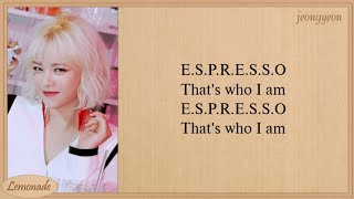 TWICE Espresso Easy Lyrics [upl. by Clevey738]