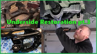 E46 Subframe Rebuild  Underside Restoration pt3 [upl. by Llehsyar]