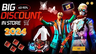 New Op Store Discount 100 Confirm ✅🥳  Fire New Event  Ff New Event  Ff new event today [upl. by Carrick749]