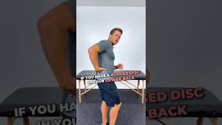 The Best Exercise To Fix A Bulging Disc In Your Lower Back backpain [upl. by Novit]