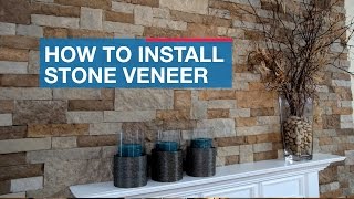 How to Install Stone Veneer [upl. by Atalya]