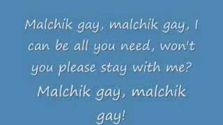 tATu  Malchik Gay English Version Lyrics [upl. by Essenaj]