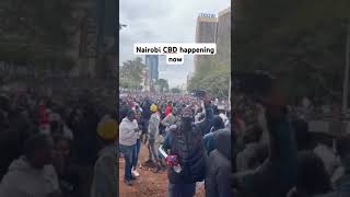 HAPPENING NOW NAIROBI CBD [upl. by Narmis]