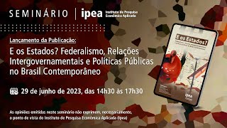 E os Estados Federalismo Relações Intergovernamentais e Políticas Públicas no Brasil Contemporâneo [upl. by Adnylam248]