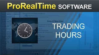 How to set the time zones amp trading hours of financial charts  ProRealTime [upl. by Llerot783]