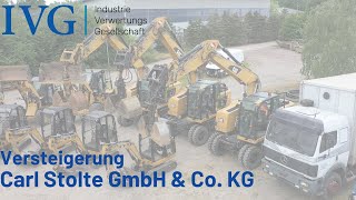 Versteigerung Carl Stolte GmbH amp Co KG I IVG [upl. by Paul]