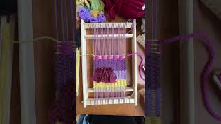 Quick Weaving Basics for Beginners 1 Minute Weaving Tutorial [upl. by Naoh432]