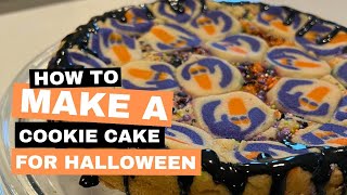 The easiest Halloween cookie cake [upl. by Sidoeht]