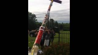 Erecting the totem pole [upl. by Kealey]