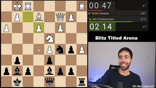 Magnus plays the Lichess Titled Arena commentary w IM Alex Astaneh August 7 2021 [upl. by Jemine942]