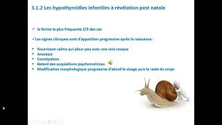 Les hypothyroïdies de lenfant  comité pédagogique de pédiatrie  Dr MTalhi Pr DDahlouk [upl. by Ecirtac985]