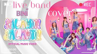 BINI  Salamin Salamin  Live Band Cover [upl. by Ettenrahs986]