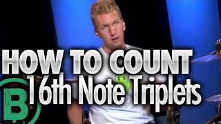 How To Count 16th Note Triplets  Beginner Drum Lessons [upl. by Haik160]