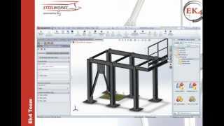 SolidWorks PLUG IN  EK4 SteelWorks ADVANCED [upl. by Fabyola]