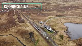 Rannoch station to Corrour station April 2022 [upl. by Llerud288]