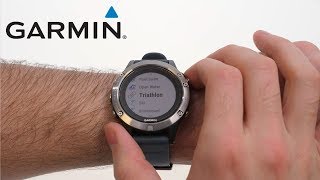 Support Triathlon or Multisport Activities on the fēnix 5 [upl. by Nylarac]