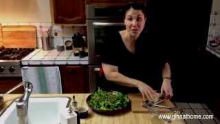 How To Make Arugula Salad With Caramelized Shallot Dressing [upl. by Nyrrat]