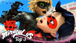 🐞 LADYBUG amp CAT NOIR 💥  Miraculous  Compilation Season 3 [upl. by Eeleak]