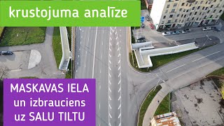 MASKAVAS IELA un izbrauciens uz SALU TILTU [upl. by Aeiram]