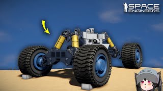 This Insane Custom Suspension is Actual Engineering Space Engineers [upl. by Yrtnahc]