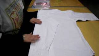 How to Fold a Long Sleeved Shirt [upl. by Esma894]