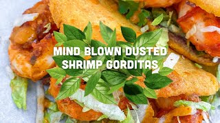 Mind Blown™ Dusted Shrimp Gorditas [upl. by Aihtnamas700]