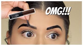 OMG NEW Maybelline Tattoo Studio Brow TINT  Review [upl. by Nirrej]