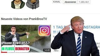 Prankbros faken wieder Instagram bestimmt mein Leben ist fake [upl. by Neicul]