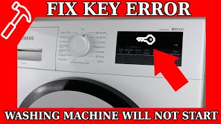 Siemens washing machine does not start  key in the display ASMR [upl. by Hsuk257]