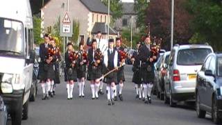 Ballinderry Pipe Band  Gortagilly Coronation Flute Band Parade 2011 [upl. by Christalle]