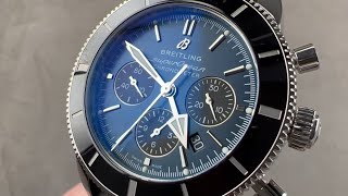 Breitling Superocean Heritage Chronograph B01 Chronograph 44 AB0162121C1S1 Breitling Watch Review [upl. by Noseaj]