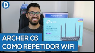 Como configurar roteador TPLINK Archer C6 como REPETIDOR Serve para outros modelos Tplink [upl. by Iny]