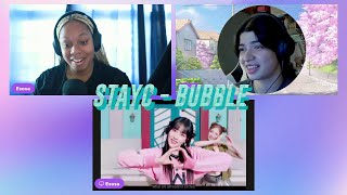 STAYC스테이씨 Bubble MV reaction [upl. by Idel]