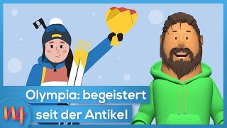 Die Geschichte der Olympischen Winterspiele ❄️🥇  Wissen4free [upl. by Lleirbag]