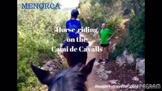 Horseriding on the Cami de Cavalls in Menorca [upl. by Sotsirhc]