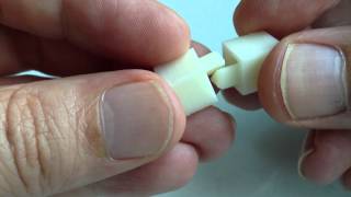 Locking joint for 3D printed objects [upl. by Clim]