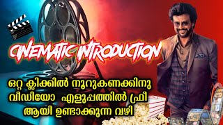 Intro MakingIntroduction making video Malayalam ReviewNew Trending Intro Making Application [upl. by Odella]