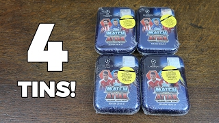 4 TINS Match Attax Champions League 201617 [upl. by Behre]