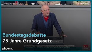 Bundestagsdebatte zu quot75 Jahre Grundgesetzquot am 160524 [upl. by Rimidalv]