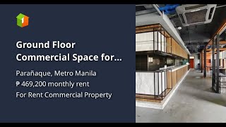 Ground Floor Commercial Space for Lease in Aseana Paranaque City [upl. by Anjela]