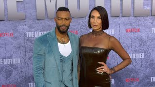 Omari Hardwick and Jennifer Pfautch quotThe Motherquot Premiere Black Carpet Arrivals [upl. by Shushan]