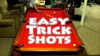 Easy Pool Trick Shots  Beginner Level [upl. by Irem]