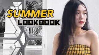 summer outfits  Jasmine Hang ចាសស្មីន  a lookbook [upl. by Kehoe]